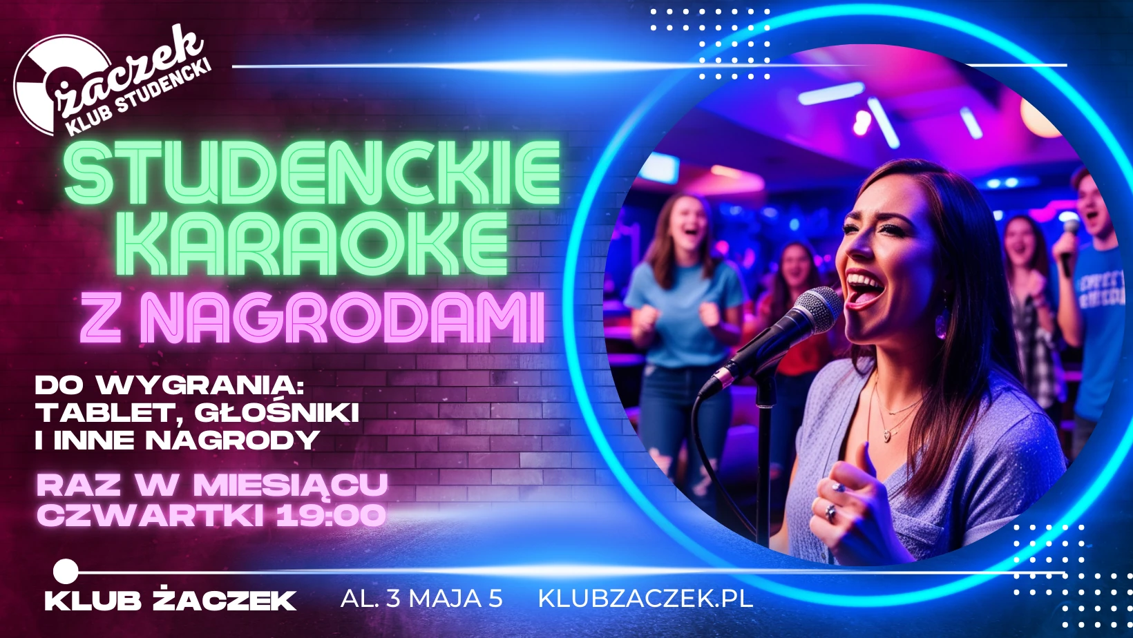 STUDENCKIE KARAOKE Z NAGRODAMI